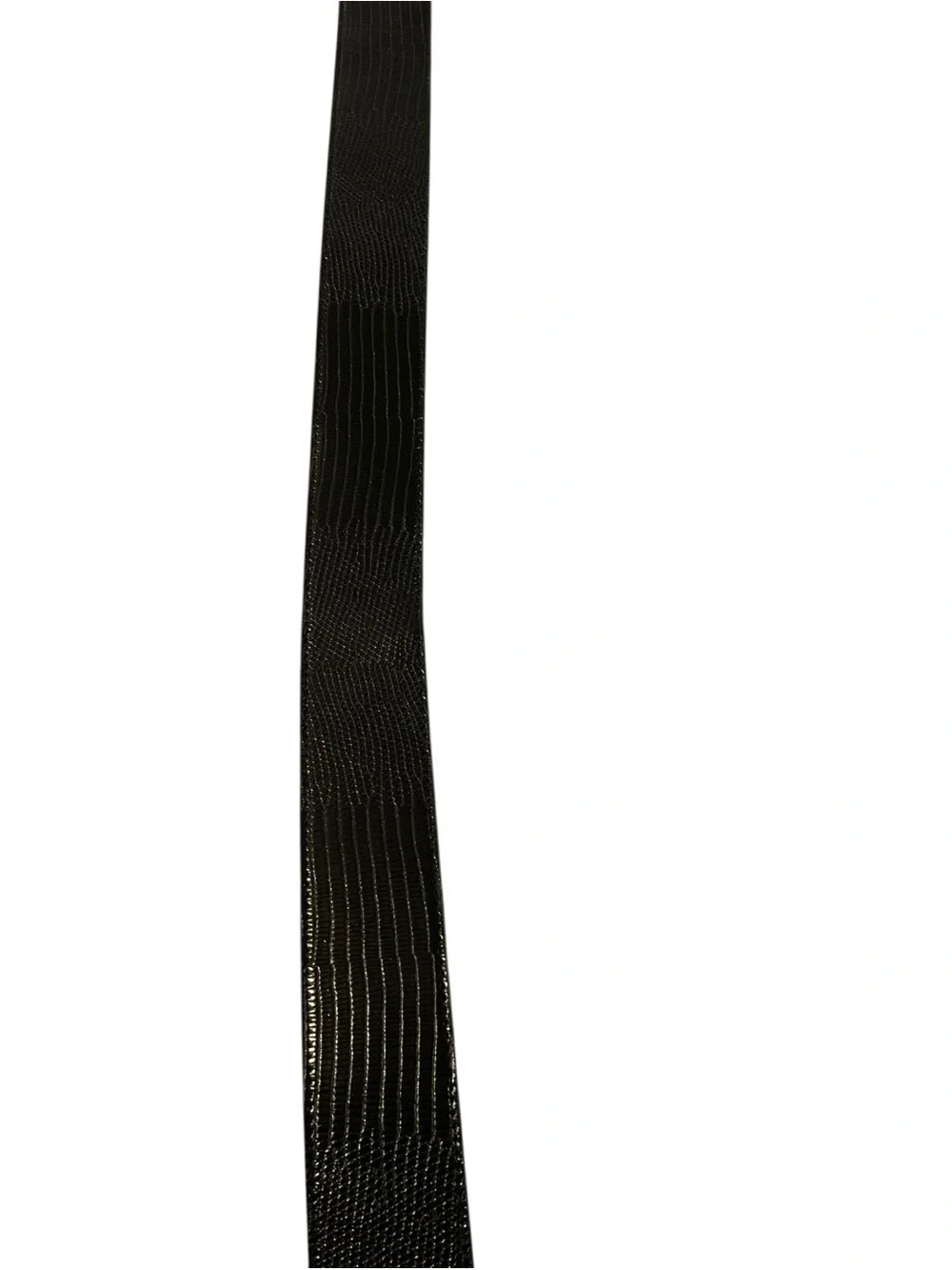 Source Unknown Black Belt with Gold Twisted Buckle